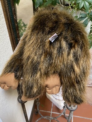 1999 TY Brown Mohair Long Hair Monkey Chimpanzee 18” Plush Stuffed