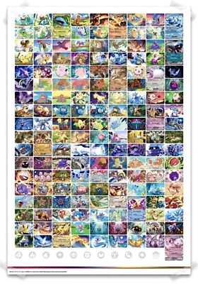 10x Pokemon Scarlet & Violet: 151 Posters 38” x 26.5” Wall Decor