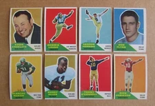 1960 FLEER FOOTBALL CARD SINGLES COMPLETE YOUR SET PICK CHOOSE UPDATE 11/16