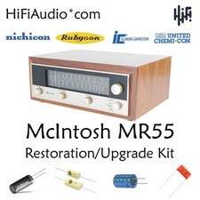 McIntosh MR55 sintonizzatore restauro recap servizio riparazione kit ricostruzione condensatore