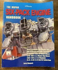 Mopar Six Pack Engine Handbook Chrysler Dodge Plymouth Manual Book Shepard