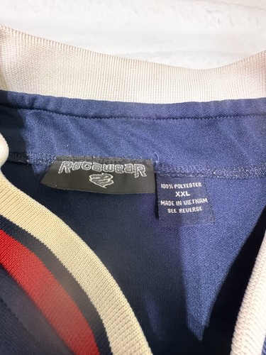 Vintage Team Rocawear All American Full Zip Jersey XXL Red White Blue #52 90s - Picture 8 of 15