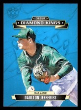 Daulton Jefferies 2021 Diamond Kings #DDK-OA Debut Artist Proof Blue