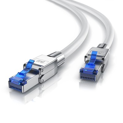 Primewire CAT.8 Netzwerkkabel 40 Gbit/s Gigabit Ethernet LAN 40000 Mbit/s 15m