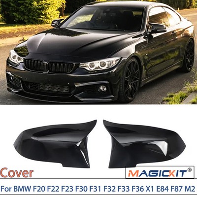 performance Mirror Cover Cap Gloss Black For BMW F20 F22 F23 F30 F31 F32 F33 F36