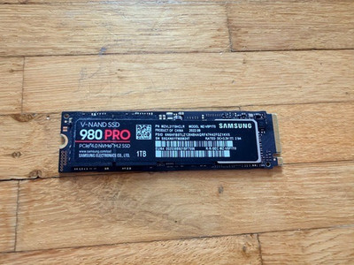 Samsung SSD 980 PRO 1TB, M.2 2280 / M-Key / PCIe 4.0 x4 NVME