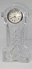 Waterford Crystal Grandfather Clock Desk Clock Ireland Vintage, appox. 6"  Works
