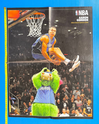 POSTER Aaron Gordon - Slam Dunk Contest 2016 NBA Original Basketball