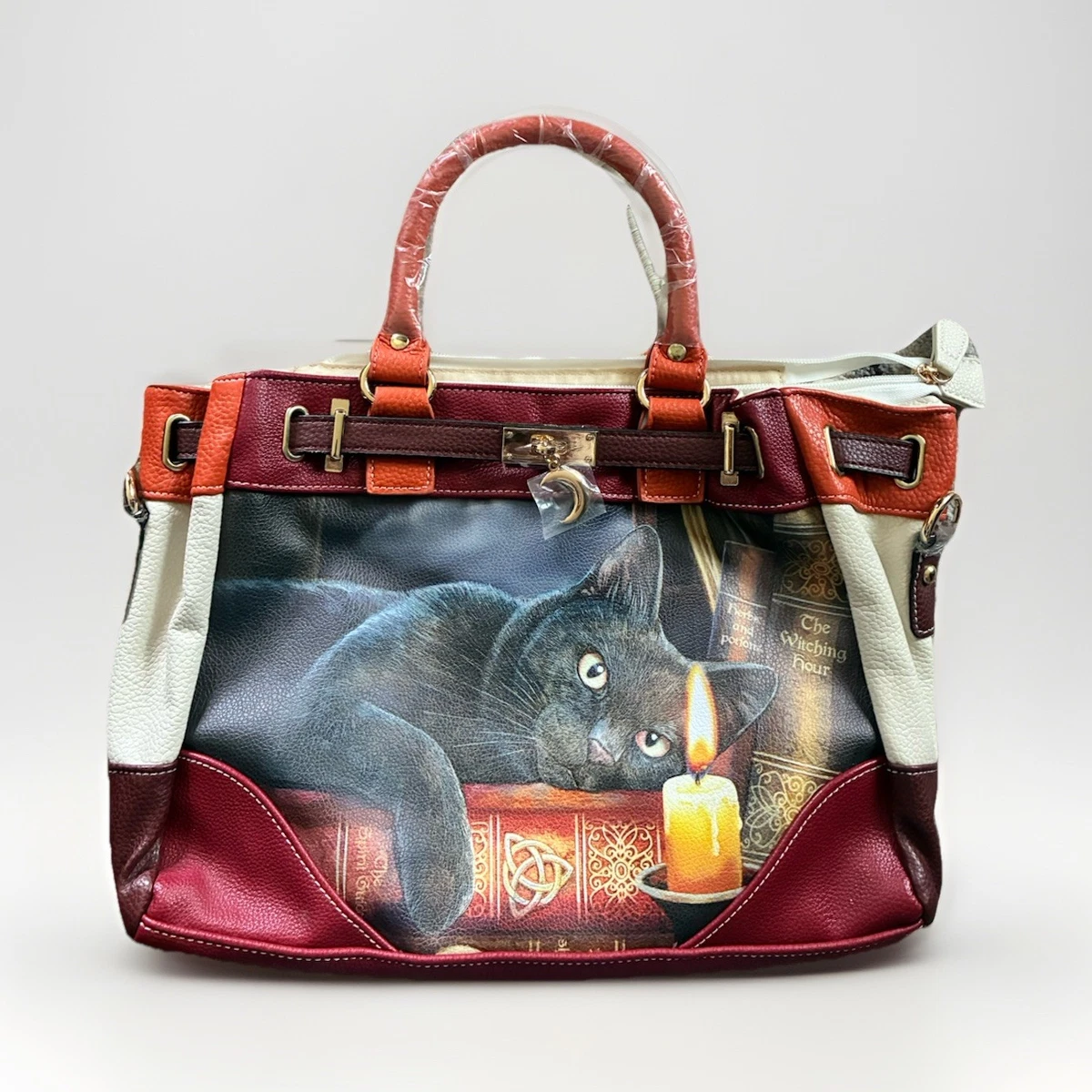Faux Leather Exterior Cat Bags & Handbags for Women for sale  display picture 2