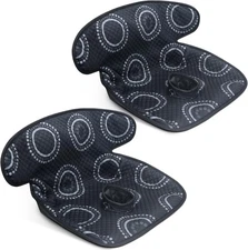 COOLBEBE Infant Car Seat Protector for Potty Training, 2 Pack 2 Pack, Black 