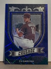 2021 Panini Chronicles Crusade YU DARVISH Blue Velocity Prizm #7 Padres