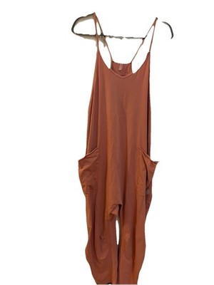 Free People FP Movement Hot Shot Romper Mauve Rose - Size M