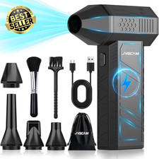 Electric Air Duster Cordless Rechargeable 3-Speed Blower for PC Keyboard Car