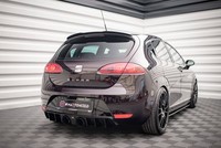 Maxton Design Heckspoiler Lippe Passend FüR Seat Leon Cupra / FR Mk2 Schwarz Hoc