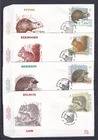 [LG79137] Belgium N°2477/2480FDC Fauna First Day Cover COB € 11,00 SUPERB