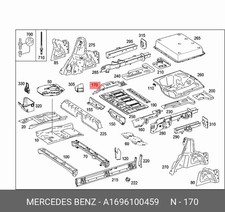Mercedes-Benz Boden A-Klasse W169 A1696100459 Original Neu Mercedes-Benz Boden A-Klasse W169 A1696100459 Original Neu