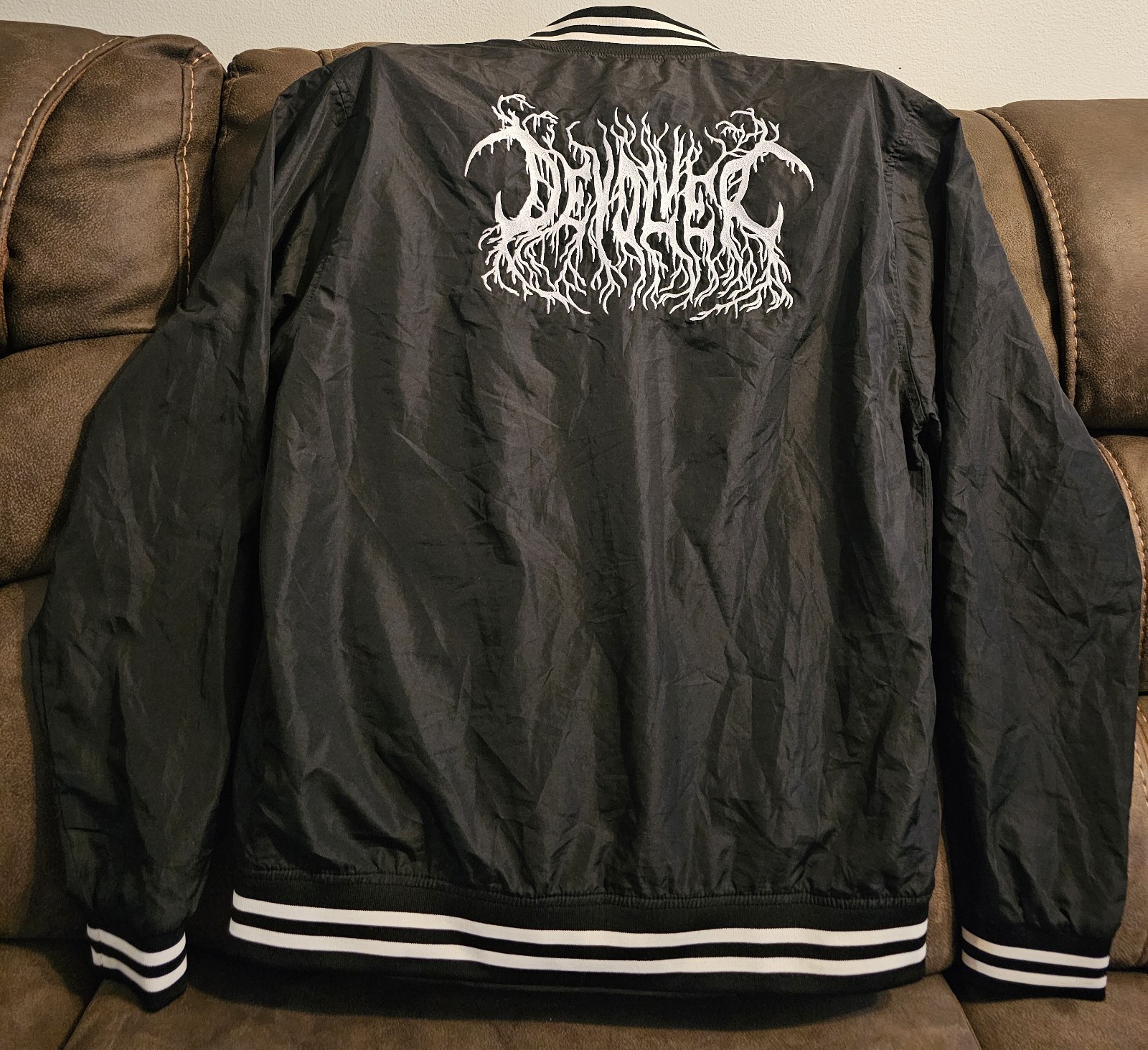 Rare Devolver Embroidered Lightweight Varsity Bom… - image 4