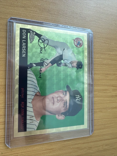Don Larsen 2025 Topps Chrome Platinum 1/1 Superfractor