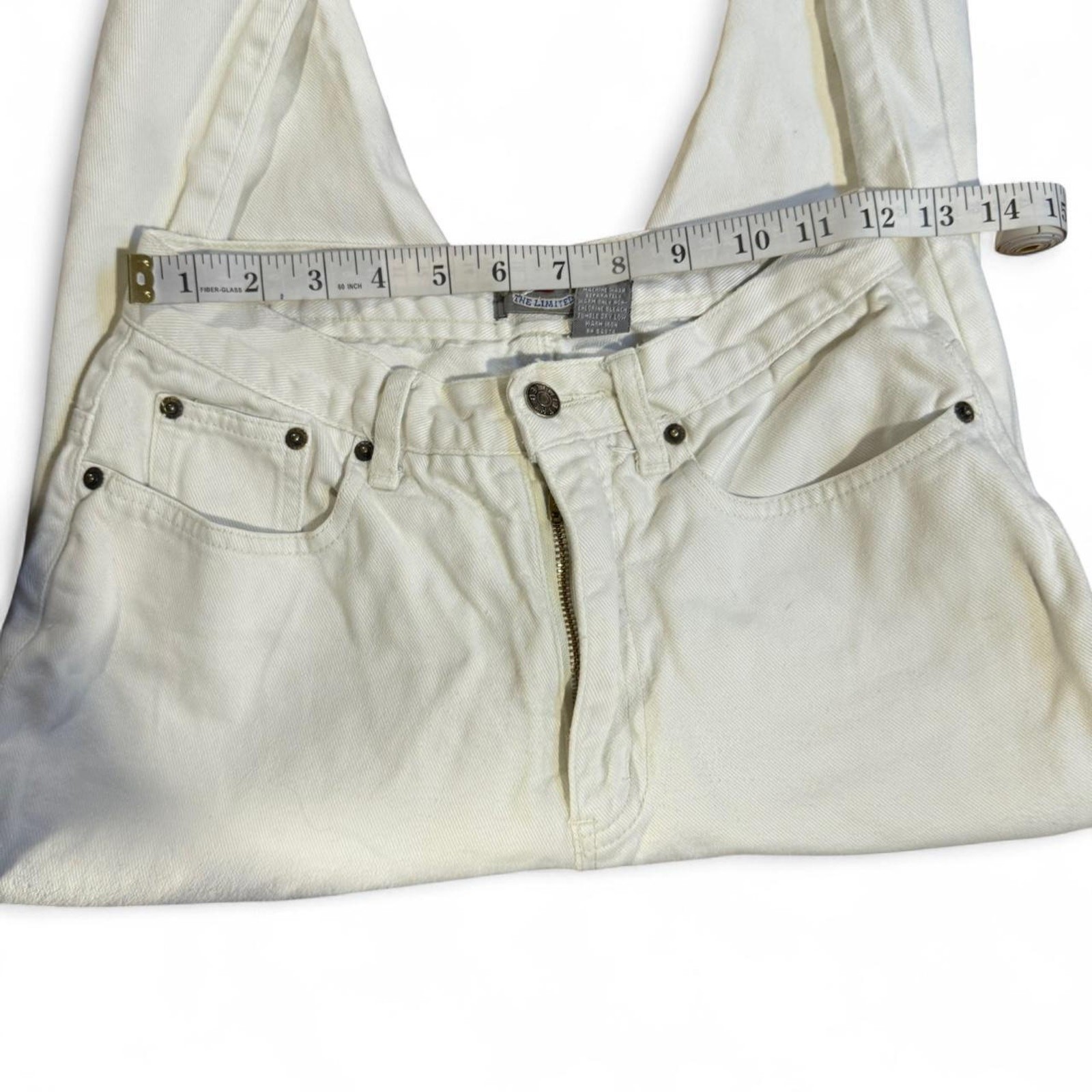 2000s indie sleaze everyday basic white high wais… - image 6