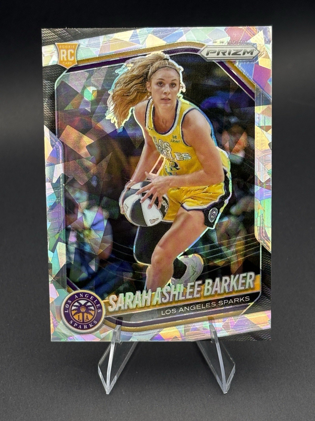 2025 Panini Prizm WNBA - Sarah Ashlee Barker #31 Ice Prizm (RC)
