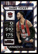 MARKUS HOWARD /125 2025-26 Panini Contenders EuroLeague Game Ticket Pink #19