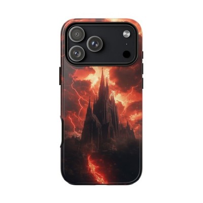 Phone Ink - Lifetime Warranty Custom Case - Gothic Castle Fiery Cathedral