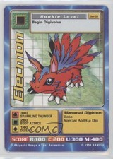1999 Digimon - Digital Monsters Unlimited Elecmon #BO-61