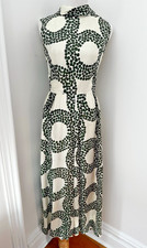 Vintage Nelly De Grab New York Cream and Black Satin Wide Leg Jumpsuit Circles