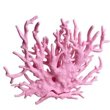 SwandTanpand Fish Tank Decorations,Aquarium Corals Decoration, Medium, Pink