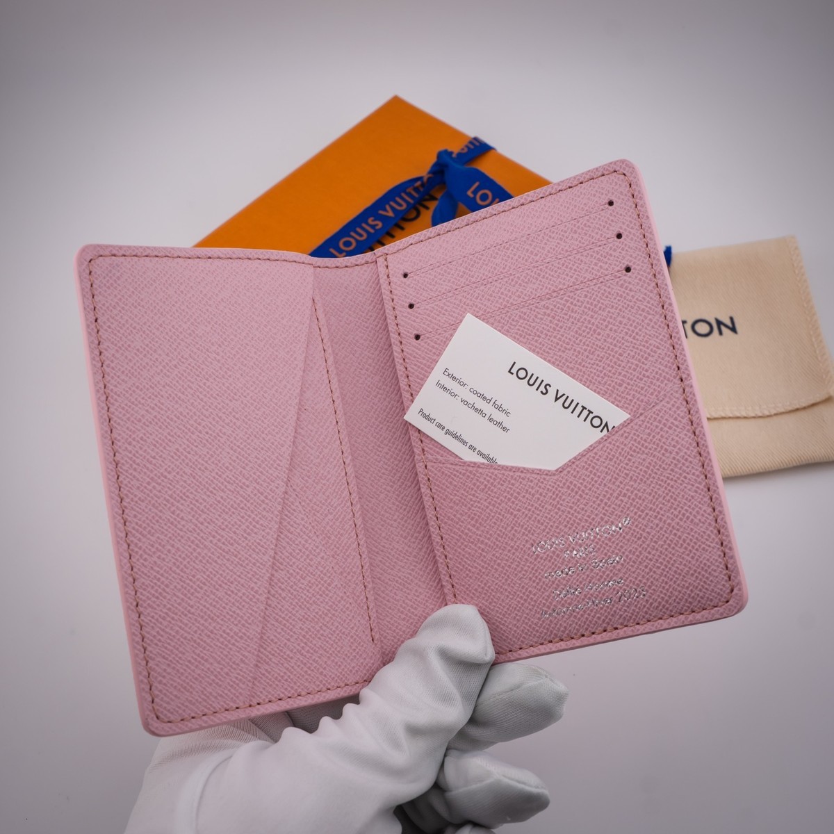 Louis Vuitton Japan Monogram Mt. Fuji Pocket Organizer M25973 Pink