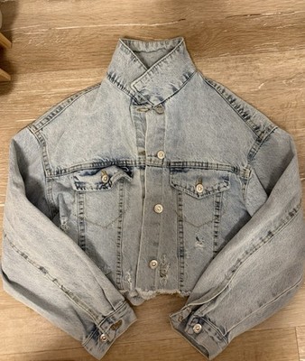 Jeansjacke hellblau Teenager/ Damen Gr. S/M