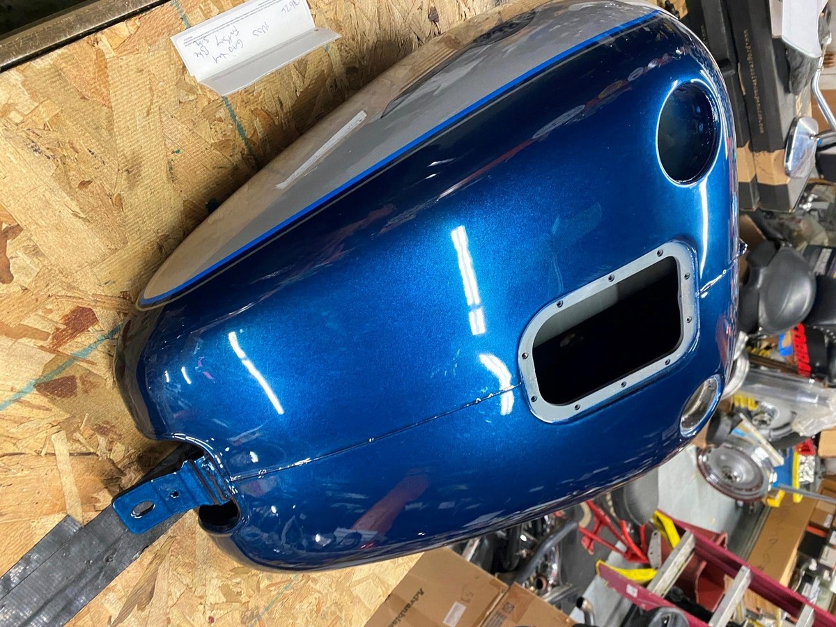NOS Gas tank 2000 FLSTF FATBOY DIAMOND ICE SINISTER BLUE PEARL
