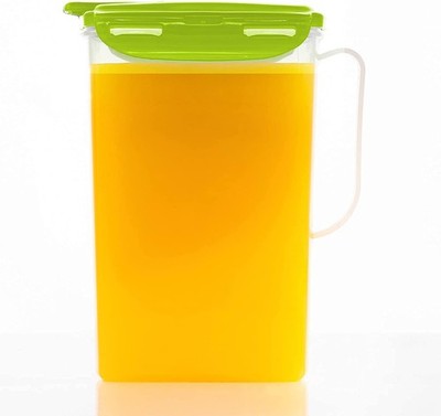 LocknLock Aqua Fridge Door Water Jug with Handle BPA Free Plastic Pitcher with F