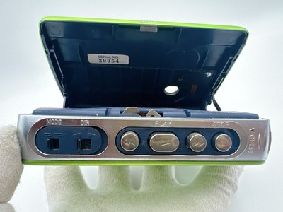 Sony WM-MV1 Walkman Cassette Player Green Mega Bass AVLS New Belt