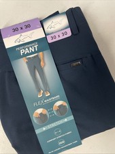 New GREG NORMAN Men's Stretch Flex Waist ML75 Performance Chino Pants NAVY 30x30