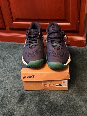 Size 10.5 - ASICS Gel Resolution X  Midnight Cream, New in Box