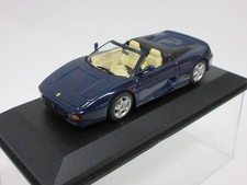 1/43 Ferrari F355 Soft Top Dark Blue Meta 1994 Early Silver Box Out Of Print