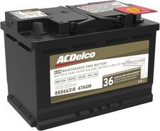 Vehicle Battery (AGM, Group 47) ACDelco 47AGM