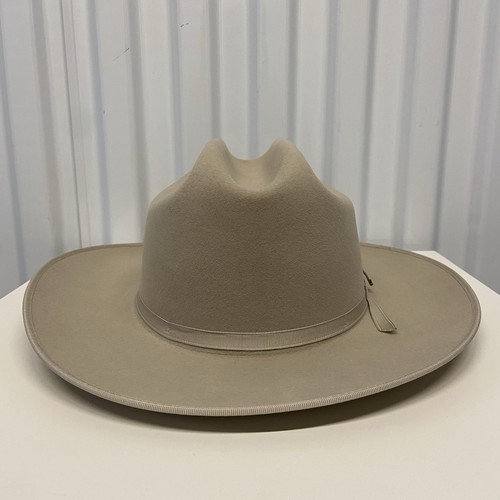 VTG Stetson Open Road 6X Silverbelly Beaver Felt Cattleman Crease Hat Size 7 1/4 - Picture 3 of 18