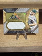 2017 Topps Triple Threads Baseball Jumbo Relic Auto Sonny Gray /75 Card #UAJR-SG
