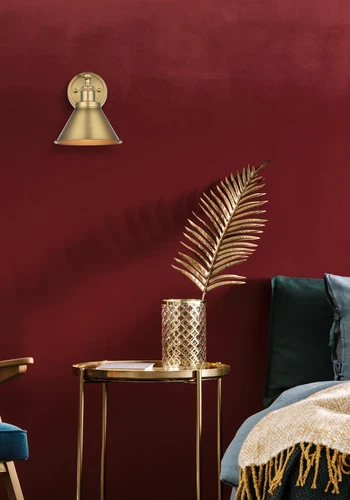 Living District Vaman 7" Wall Sconce In Satin Gold - Picture 2 of 7