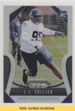 2019 Panini Prizm Rookies Silver Prizm LJ Collier #380 READ 0b3