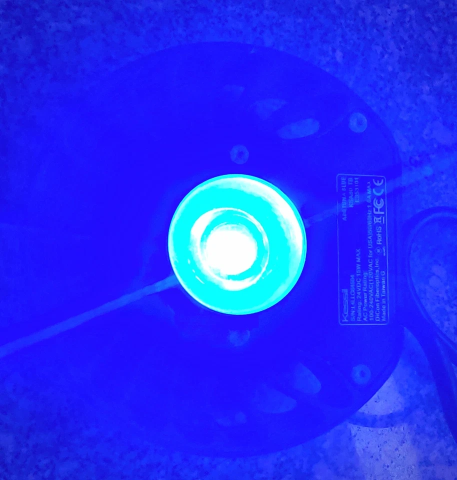 2x Kessil A80 Tuna Blue LED Lights & Spectral Controller  & Cable Bundle - Image 4 of 4