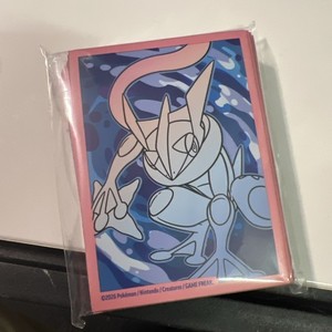Pokemon Chaos Rising ETB Greninja Card Sleeves 65ct Pink/Blue Factory Sealed New