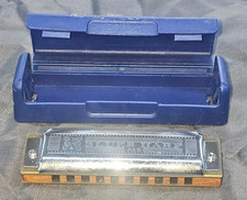 Hohner Blues Harp MS-Series Harmonica w/ Original Case   Made in Germany   Used