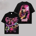Gambit T Shirt X Men Master Thief Graphic Tee Vintage Comic Style