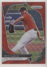2020 Panini Prizm Tier II Red Wave Prizm 21/99 Rico Garcia #156 2b2