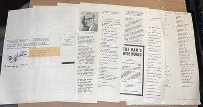 1971 Connie Mac Atlantic ARRL Amateur Radio Relay League Director's Newsletter