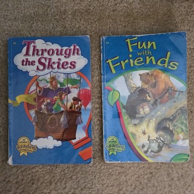 Lot 2 Abeka Reading Program Fun With Friends 2a & Through The Skies 2e Grade 2nd