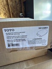 TOTO SS124 01 SoftClose Elongated Toilet Seat - White